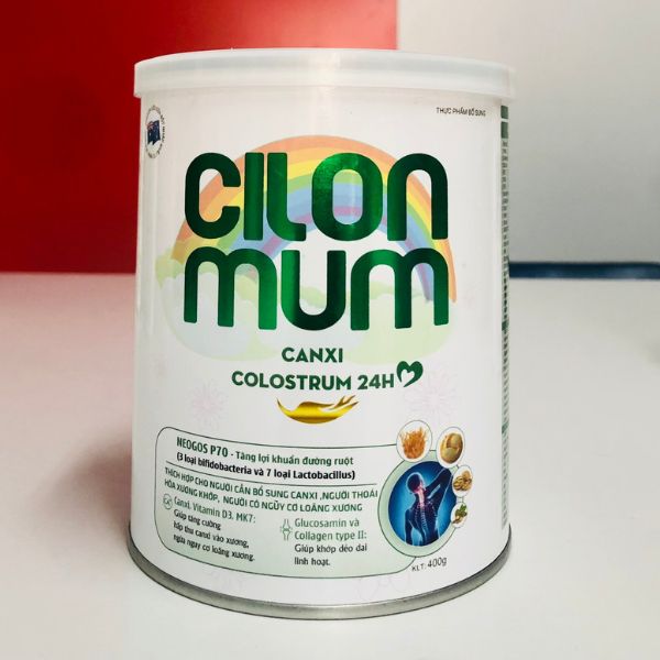 CILONMUM Canxi Colostrum 24h hộp 400g
